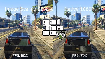 Image Scaling 85% vs Native 1080P | Grand Theft Auto V