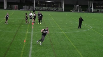 2021 National Scouting Combine TE Position Drills