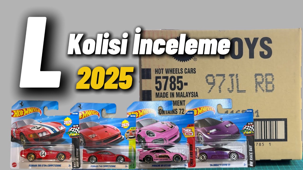 Hot Wheels L Kolisi İnceleme - 2 TANE FERRARİ VAR!!