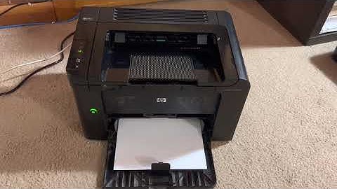 HP Laserjet P1606dn Printer w/ Power cord and Toner - Demo Test