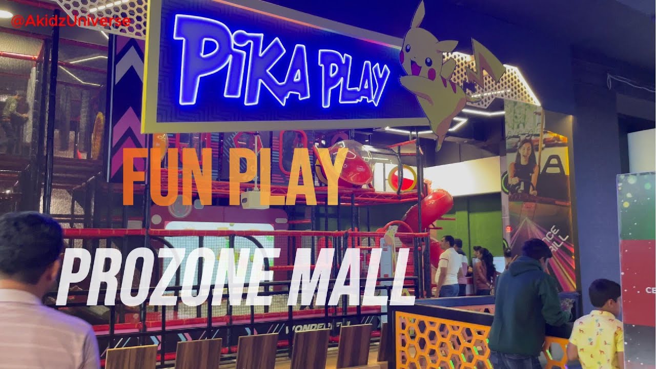 Fun play at the Prozone mall kids zone YouTube
