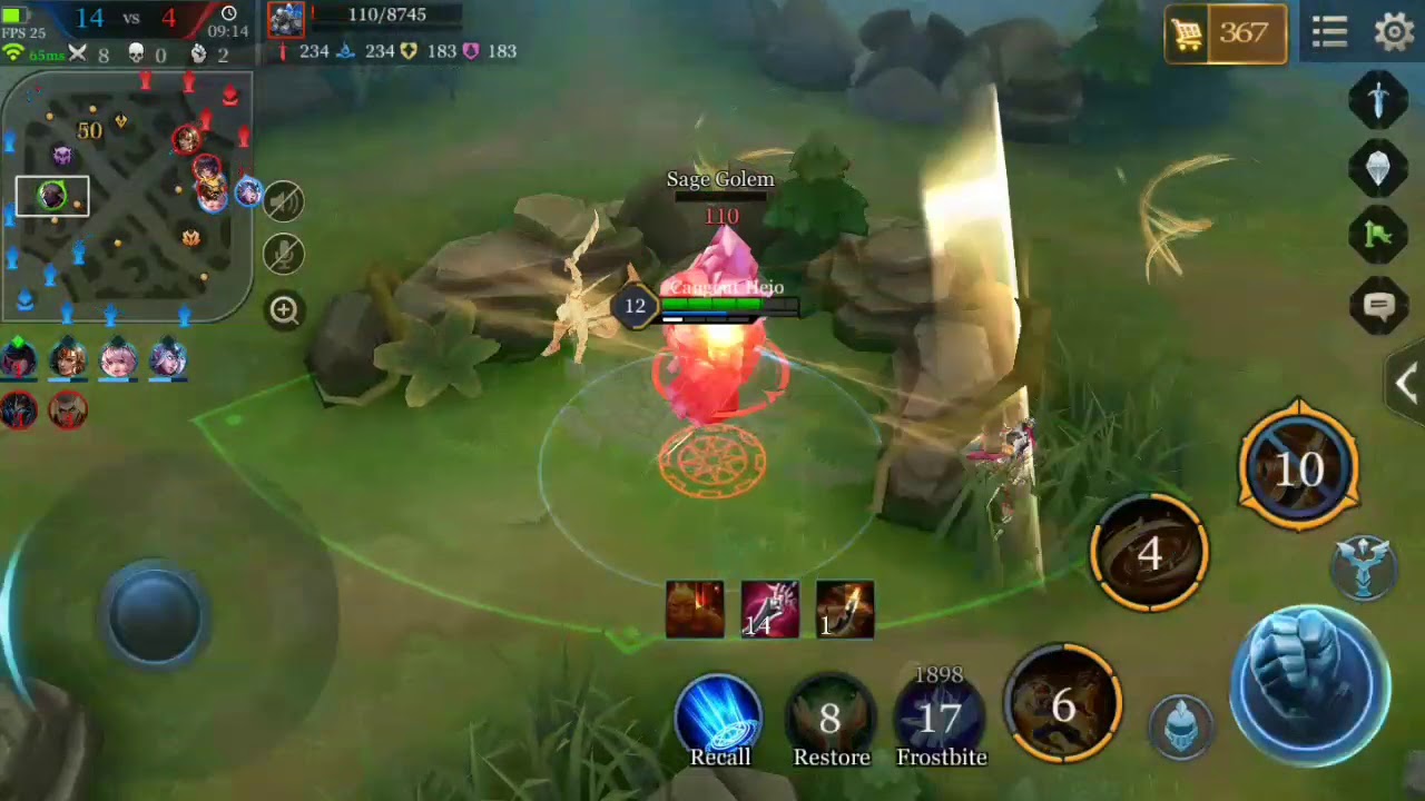[Set set set 7M]. MURAD Game play - Arena of valor