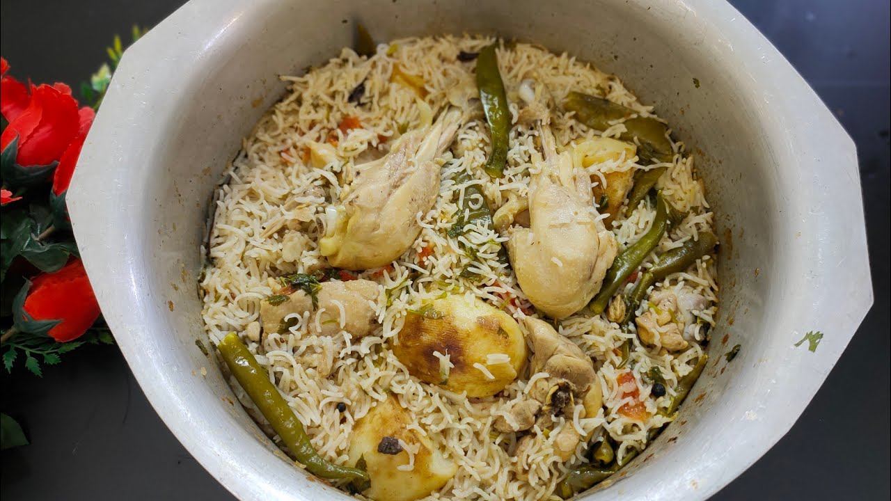 Quick Easy Chicken Pulao White Chicken Pulao Recipe Simple And