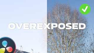 How to Save Overexposed Footage with V-Log