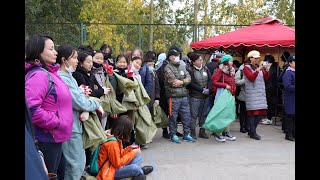 World Clean-Up Day in the Mongolian Ger District