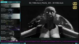 3D Visuals PACK 255  -  30 Visuals
