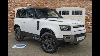 2022/72 LAND ROVER DEFENDER 90 X-DYNAMIC SE IN FUJI WHITE WITH EBONY LEATHER
