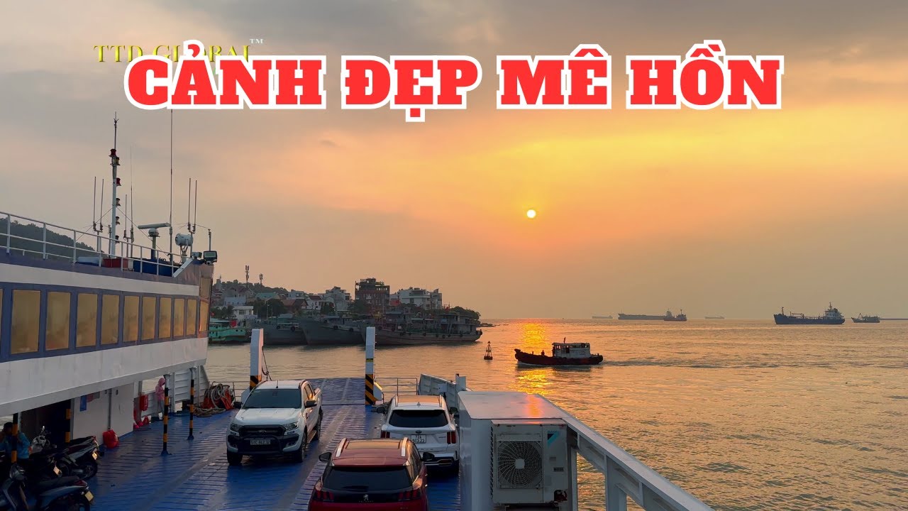 Đi phà Vũng Tàu Cần Giờ để ngắm cảnh hoàng hôn