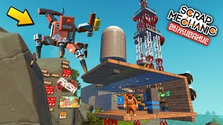 🔨 ЭТА БАЗА НЕ БОИТСЯ РОБОТОВ 🤖 ВЫЖИВАНИЕ в Scrap Mechanic 💗 СКРАП МЕХАНИК 🔔