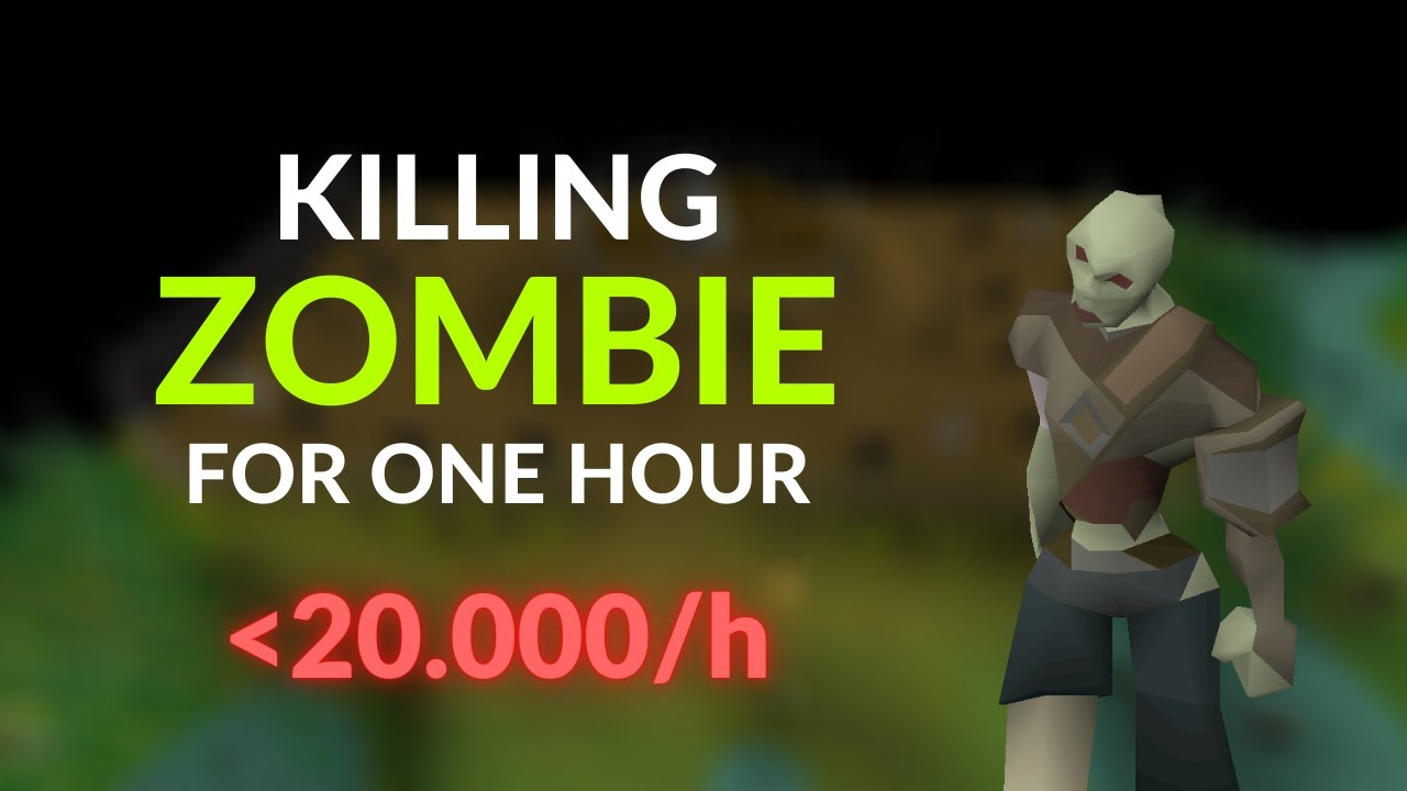 [OSRS] KILLING ZOMBIE FOR ONE HOUR | F2P MONEY MAKING