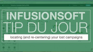 Tip Du Jour 6 - Finding your lost campaigns | Monkeypod Marketing