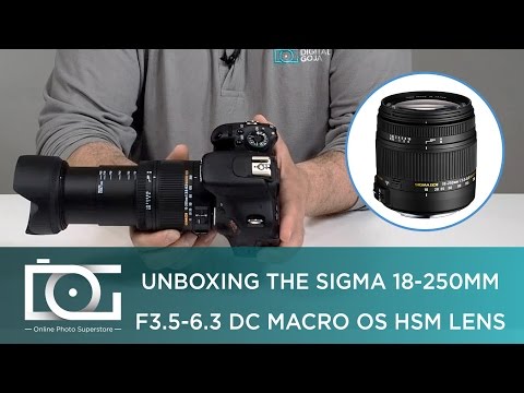 SIGMA 18-250mm f/3.5-6.3 DC Macro OS HSM Lens for CANON & NIKON