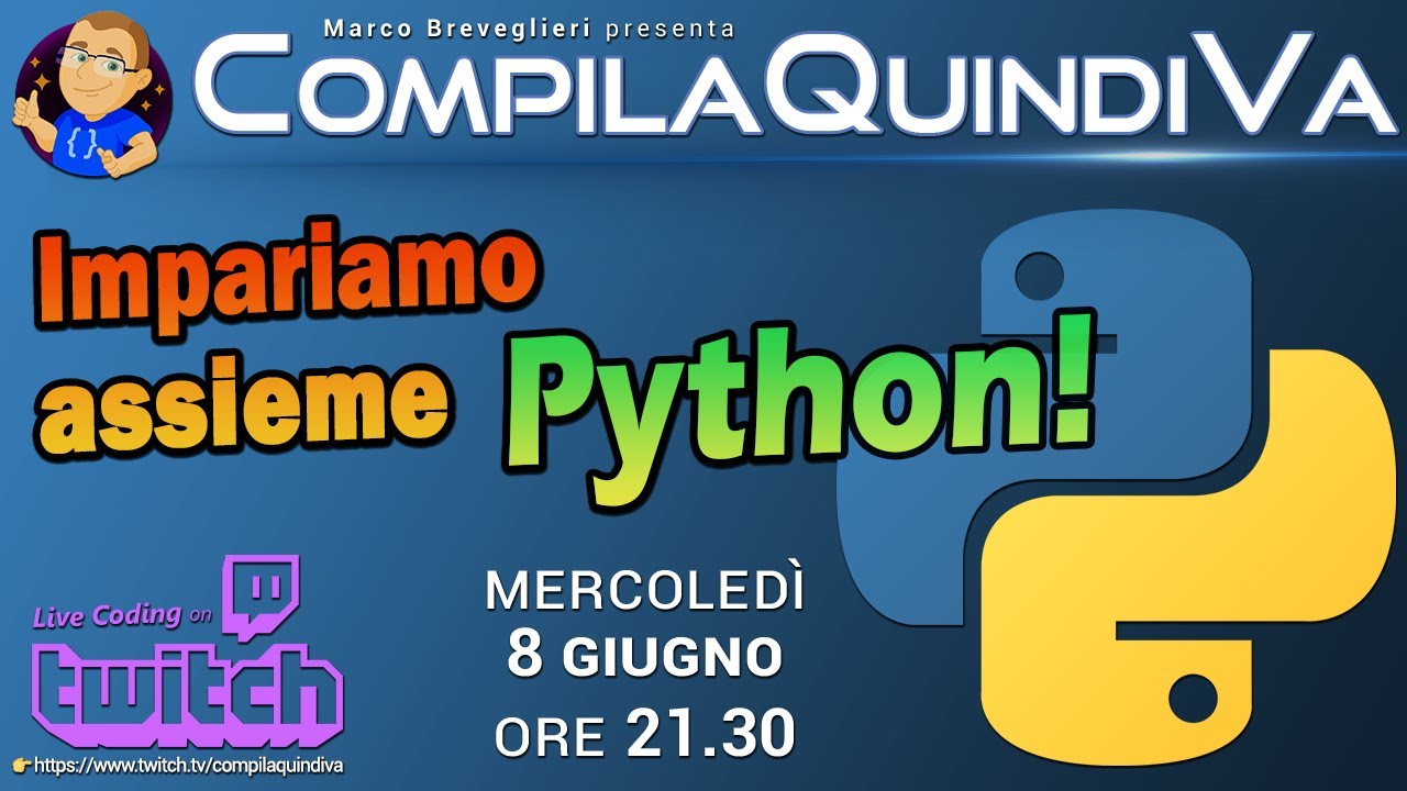 Live Coding - Impariamo Python assieme! 🐍 Episodio 1: primi passi