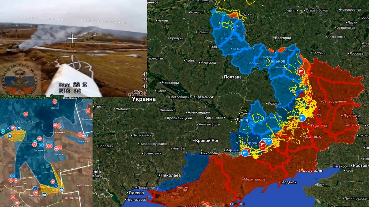 28.02.2026 Карта боевых действий. Кадры наступления ВСУ глазами дронов