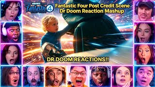Fantastic Four Post Credit Scene Dr Doom Reaction Mashup 🔥 | Marvel Fans CRAZY Reactions 😱 #marvel 