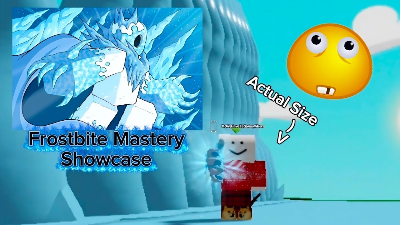 Frostbite Mastery Showcase Plus Tips | Roblox Slap Battles