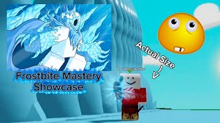 Frostbite Mastery Showcase Plus Tips | Roblox Slap Battles
