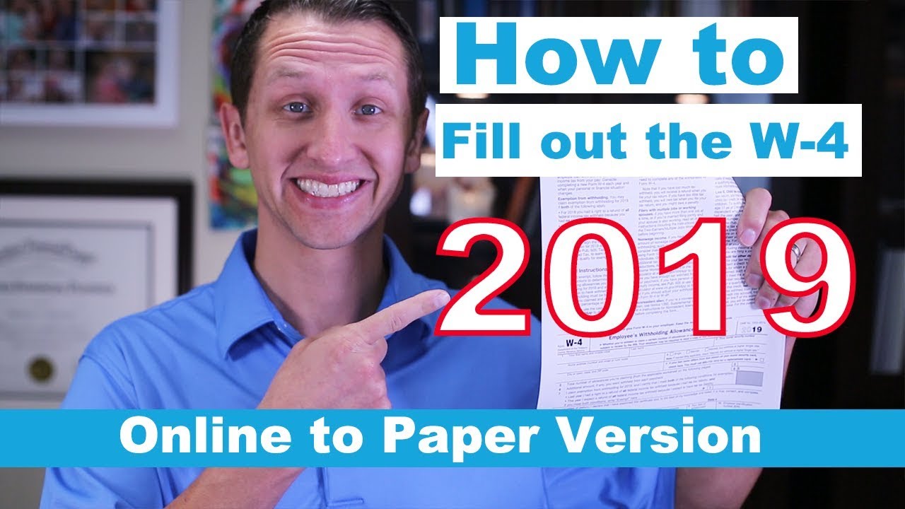 how-to-fill-out-the-w-4-youtube