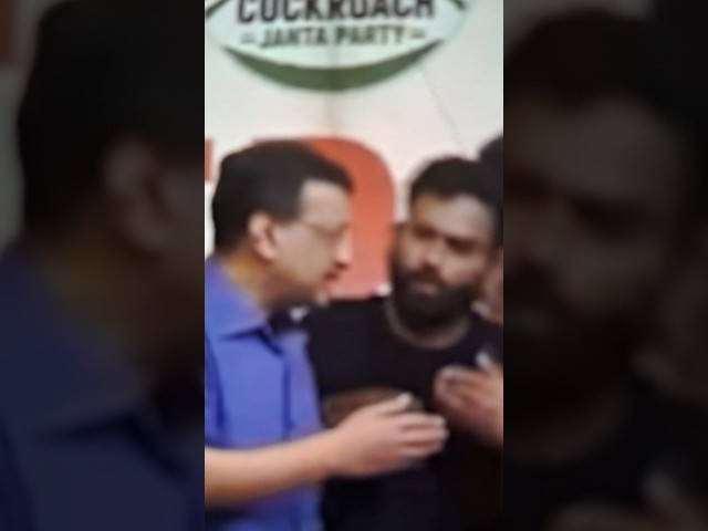 Sonam Wangchuk की तबीयत का हाल लेने पहुंचे Arvind Kejriwal  | Cockroach Janata Party | #shorts #yt