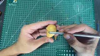 How to mold cartoon characters from art clay - Part 1