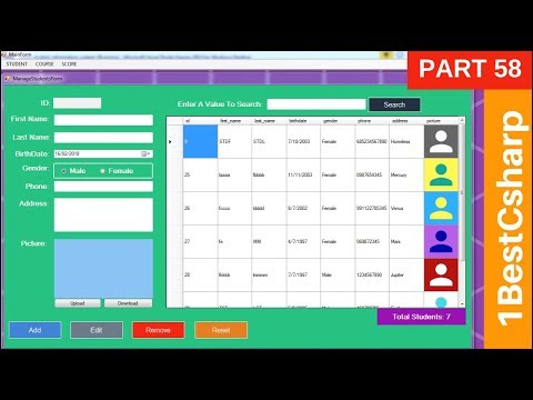 VB.NET - Student Information System Project In VB.Net And MySQL Database [With Source Code] Part 58