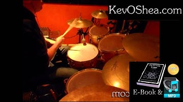 Linear Drum Fill 02 (flipped video) | Drum Lesson