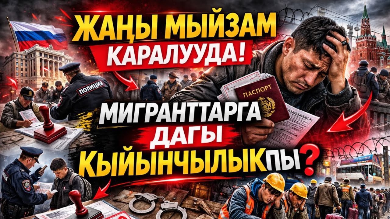 Мигранттарга дагы кыйынчылыкбы❓жаңы мыйзам каралууда ❗️☝️