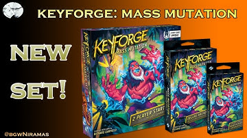 Keyforge: Mass Mutation - New Set Announced! First impressions and thoughts!