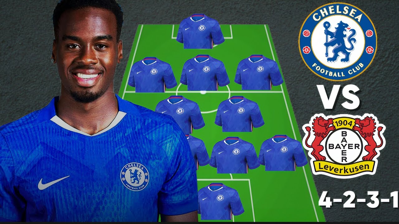 JAMIE GITTENS DEBUT | CHELSEA VS BAYERN LEVERKUSEN : STRONGEST CHELSEA ...