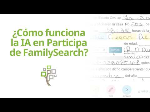 How does AI work in FamilySearch Participa?