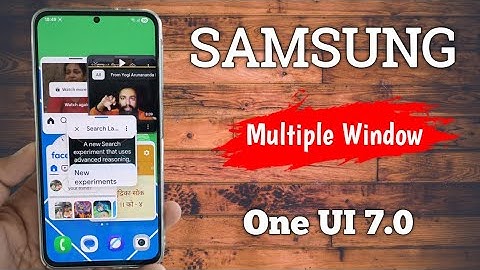 Multiple window Split Screen in Samsung Phone | One UI 7.0 Advanced Features