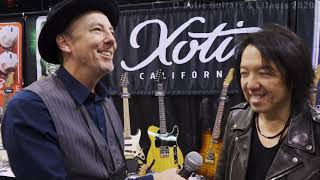 Toshi Yanagi Interview at the Xotic Guitars and Effects Booth - NAMM 2020