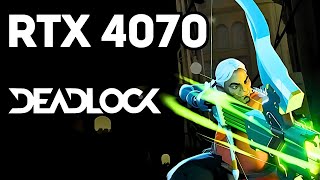 RTX 4070: The Valve Deadlock Benchmark Test (RTX 4070 + Intel Core i9-14900KF)