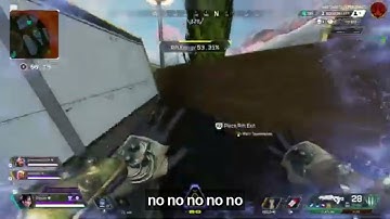 das for our enemies | whole team goes off the map thru wraith portal during endgame | epic funny .