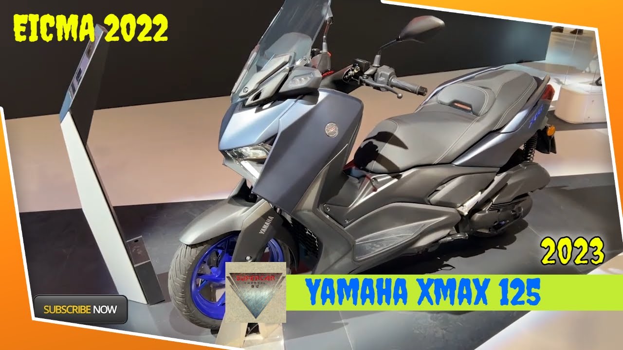 The new 2022 YAMAHA XMAX 125 walkaround video 