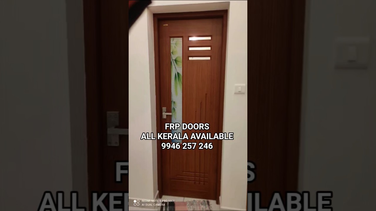 Best FRP Fiber Bathroom Doors In Kerala | Latest Toilet Door Designs #shorts #doors #pvcdoors