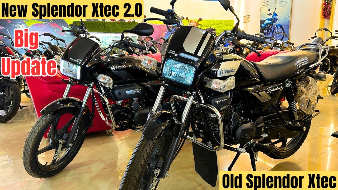 New Hero Splendor+ Xtec 2.0 vs Old Hero Splendor+ Xtec Comparison 😱 ...