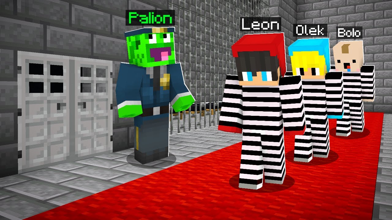 WYSŁAŁEM PRZYJACIÓŁ DO NAJGORSZEGO WIĘZIENIA jako POLICJANT w Minecraft!