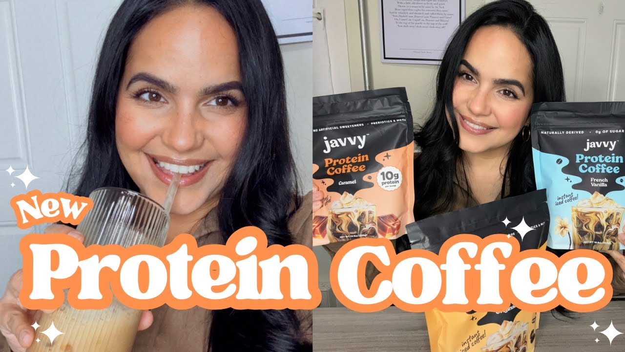 Trying Javvy Protein Coffee! Original, Vanilla & Caramel Review!