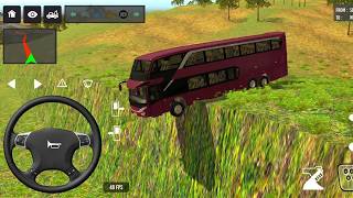 BUS SIMULATOR INDONESIA|| Bus🚌 Driving👮‍♂️ City euro Coach bus Simulator-Android Gameplay 35 screenshot 2