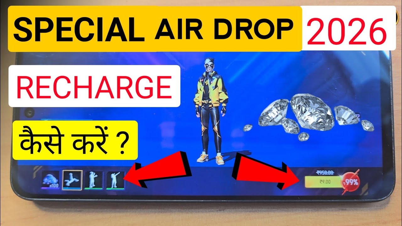 How to Recharge Free Fire MAX Special Airdrop in 2026 | Paytm Se Special AirDrop Recharge