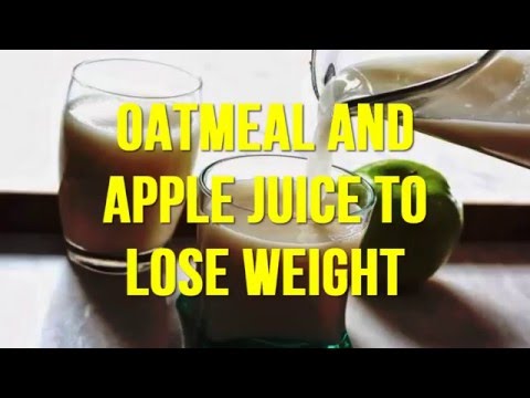 oatmeal-and-apple-juice-to-lose-3-kilos-in-a-week