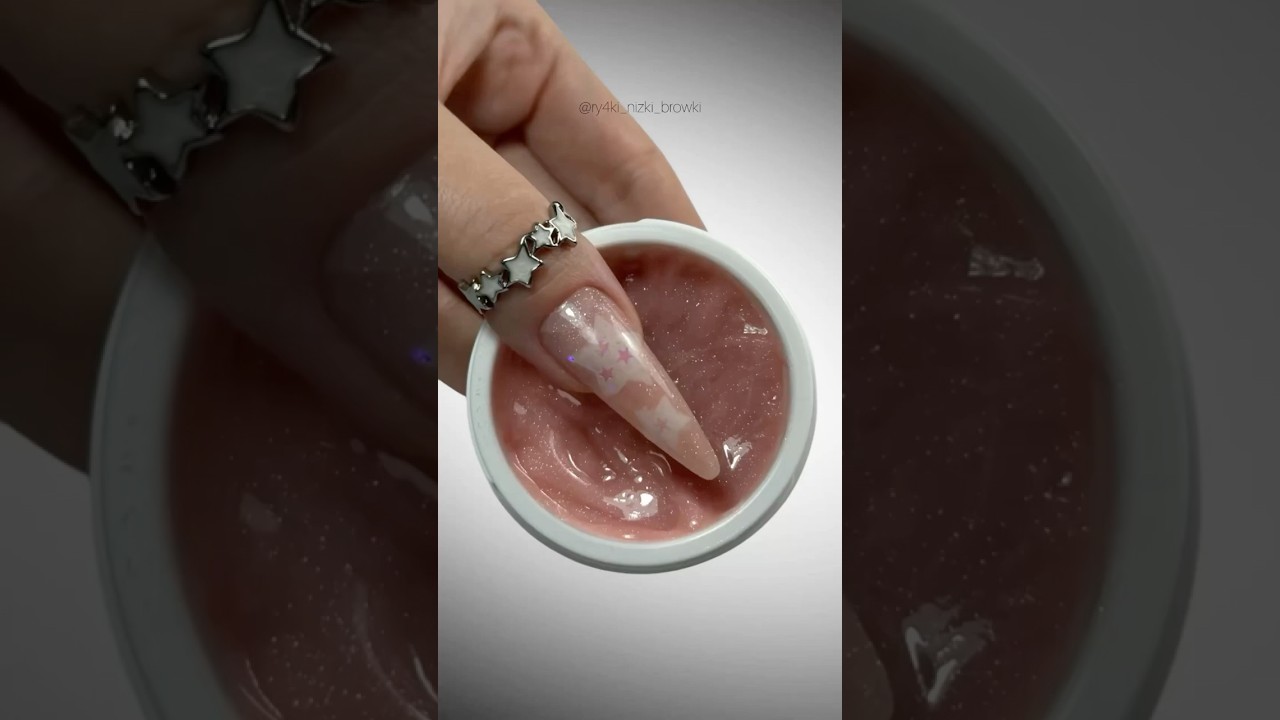 МК нейл арт звезды молдами верхние формы | nails design tutorial stars molds upper forms 