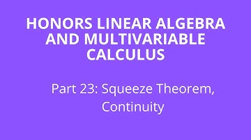 Squeeze Theorem and Continuity