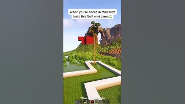 Thumbnail of Minecraft: Golf Mini Game | #shorts