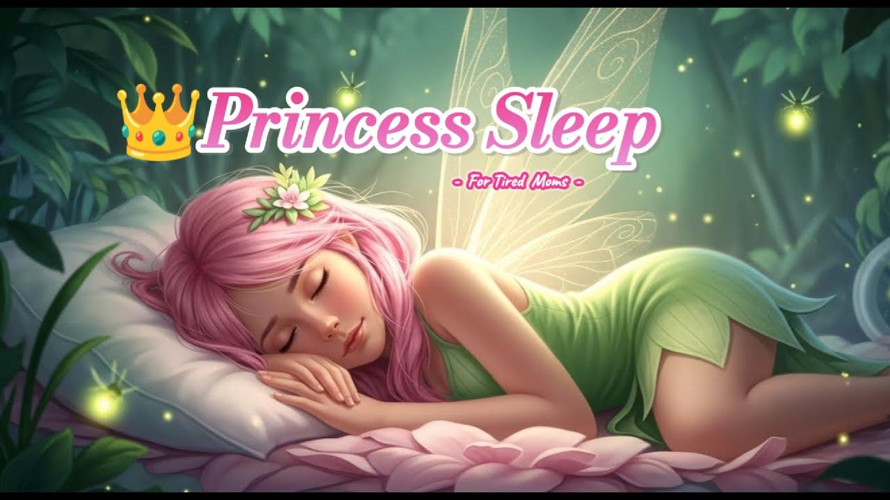 Fall Asleep Fast Tonight 🌙Deep Sleep Music for Exhausted Minds  | 👑Princess Story Sleep