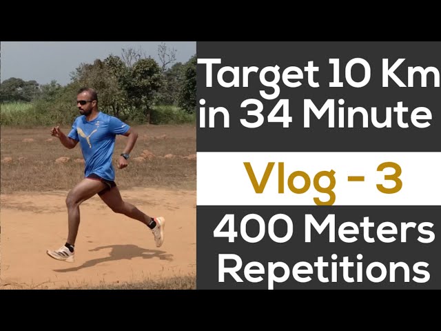 My 400 meters repetitions workout Vlog - Jagadish Shinde class=