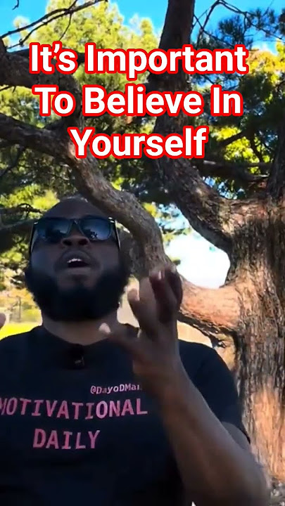 It’s Important To Believe In Yourself 🔥 #ItsImportantToBelieveInYourself #Motivation #dayodman