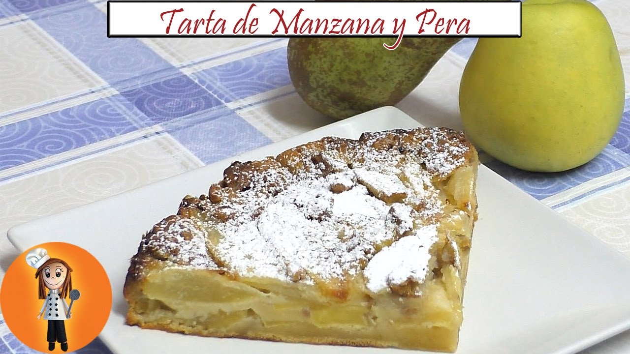 Tarta de Manzana y Pera | Receta de Cocina en Familia