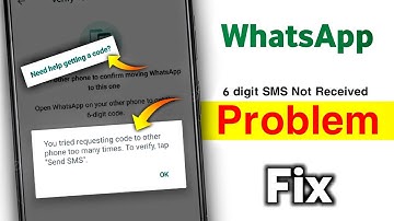 WhatsApp You tried requesting code to other phone too many times